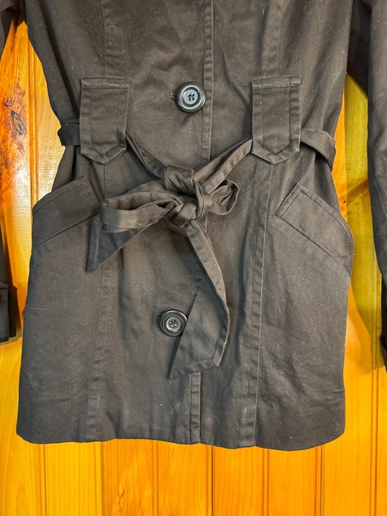 Willi Smith black jacket. Belt. Black. Size S - Picture 4 of 6